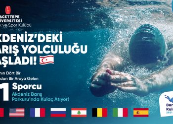 Yabancı ve Milli Yüzücüler Akdeniz’de barış ve doğa için yüzüyor