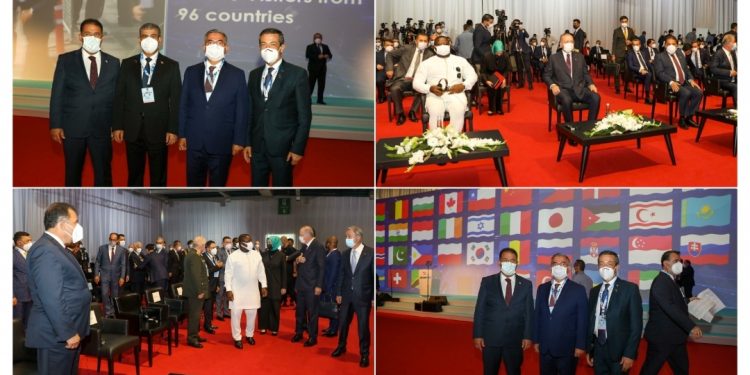 Saner 15. Uluslararası Savunma Sanayi Fuarı açılış törenine katıldı