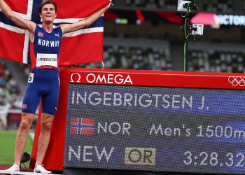 Norveçli atlet Ingebrigtsen olimpiyat rekoru kırdı