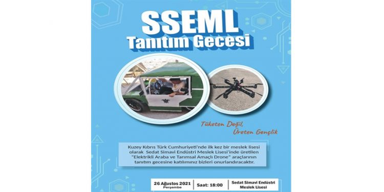 Sedat Simavi Meslek Lisesi’nde üretilen elektrikli araba ve tarımsal amaçlı drone yarın tanıtılıyor