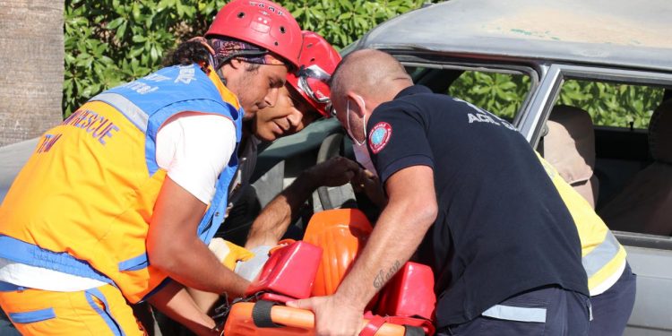 KKTC’de afet yönetimi tatbikatı