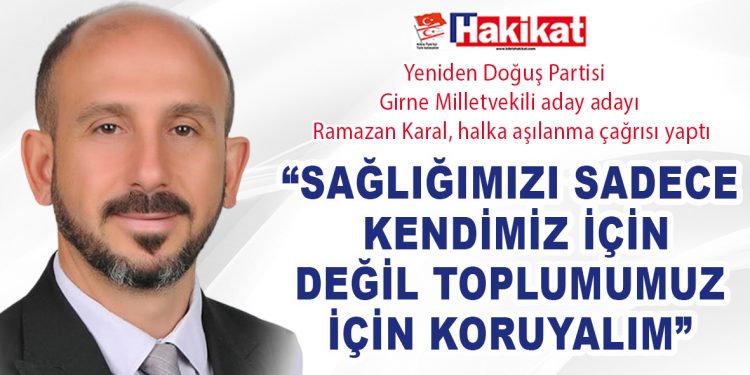 “SAĞLIĞIMIZI SADECE KENDİMİZ İÇİN DEĞİL TOPLUMUMUZ İÇİN KORUYALIM”