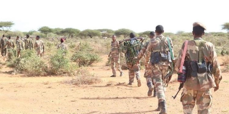 Somali ordusu Eş-Şebab üyesi 9 kişiyi etkisiz hale getirdi