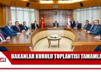 2 saat süren Bakanlar Kurulu toplantısı sona erdi