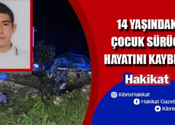 14 yaşındaki çocuk duvara çarptı, hayatını kaybetti
