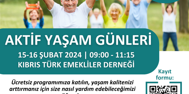 60 Yaş Üstü Gündüz Aktivite Merkezi’nin ilk etkinliği 15 ve 16 Şubat’ta yapılacak