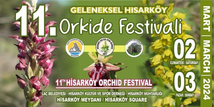 11. Hisarköy Orkide Festivali 2-3 Mart’ta  yapılacak