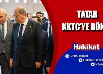 Cumhurbaşkanı Tatar ülkeye döndü