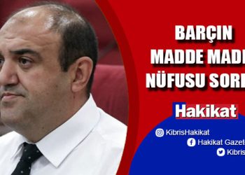 Barçın: Hükümet nüfus konusunda bilimsel çalışma yapmayı reddediyor
