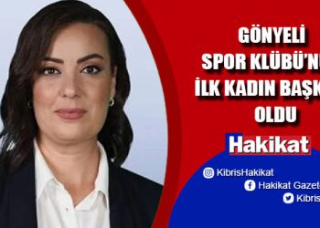 Gönyeli Spor Kulübü’nün yeni başkanı Sinem Baştaş oldu