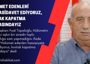 Kontak kapatma noktasındayız!