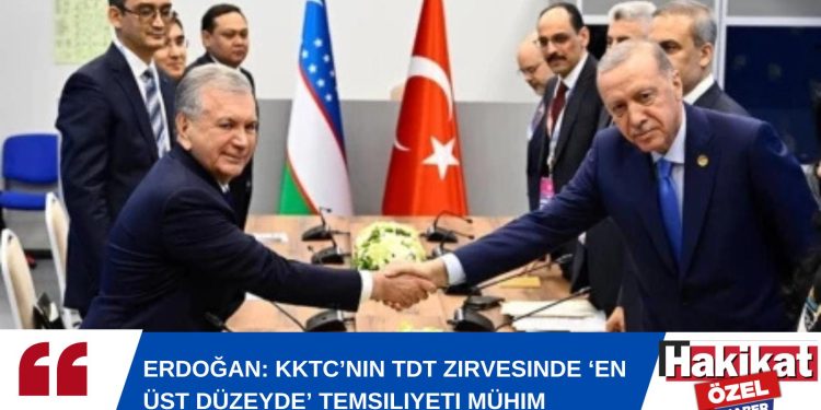 TC Cumhurbaşkanı Erdoğan’dan KKTC vurgusu