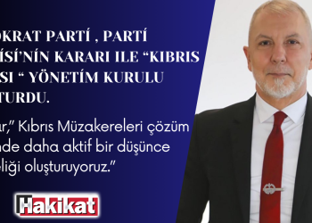 DP, Kıbrıs Masası oluşturdu
