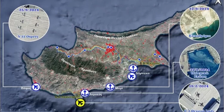 Güney Kıbrıs’ın fiilen ABD ve NATO üssü olduğu iddia ediliyor..