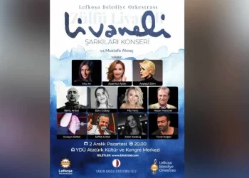 Lefkoşa Belediye Orkestrası’ndan “Zülfü Livaneli Şarkıları” Konseri