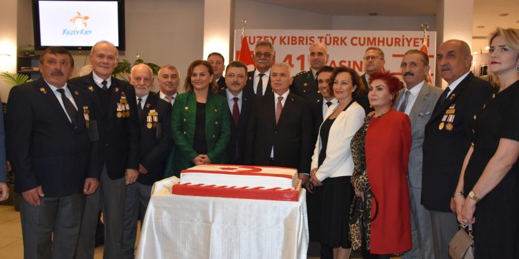 Trabzon’da KKTC’nin 41. kuruluş yılı dolayısıyla resepsiyon verildi