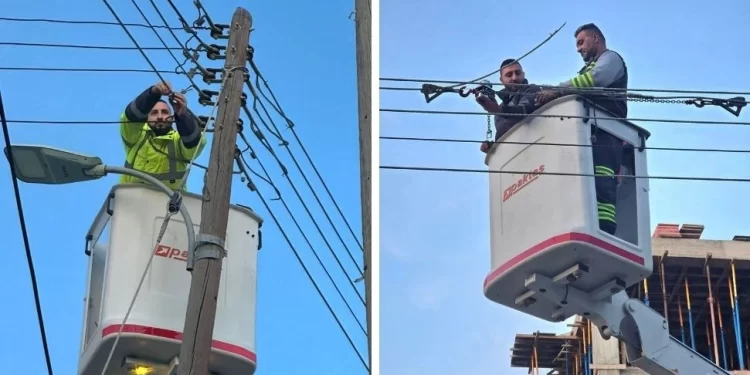 Elektrik arızaları süratle giderildi