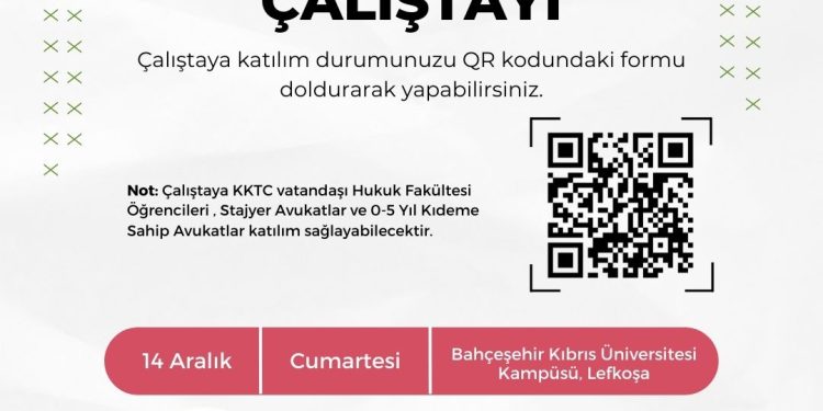 “Genç Avukatlar Çalıştayı” düzenleniyor