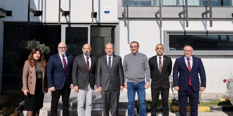 Cumhurbaşkanı Tatar, Horeca Laundry tesisini ziyaret etti