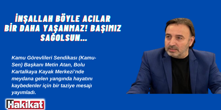 Türk Milletinin başı sağolsun…