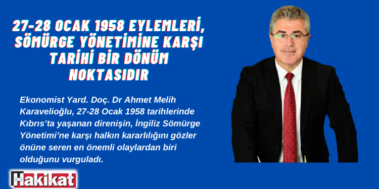 Karavelioğlu: “27-28 Ocak, direnişin dönüm noktası”
