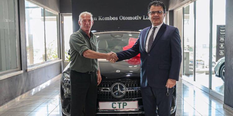 CTP Piyangosu’nun talihlisi Mercedes aracı teslim aldı