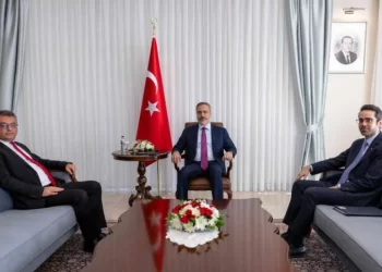 Hakan Fidan, Tufan Erhürman’ı kabul etti
