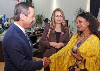 Bakan Ertuğruloğlu, Uluslararası Inner Wheel Dünya heyetini kabİl etti