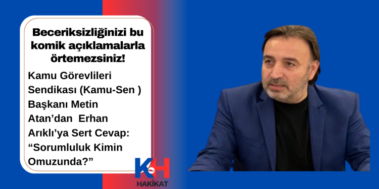 Erhan Arıklı’nın açıklaması kabul edilemez!
