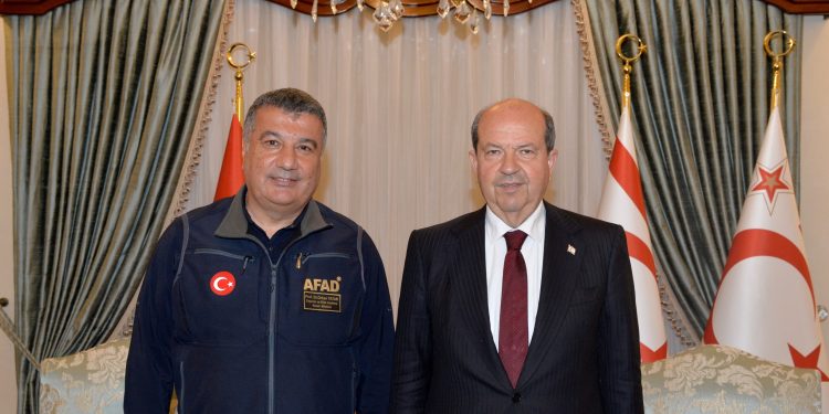 Cumhurbaşkanı Tatar, AFAD Deprem ve Risk Azaltma Genel Müdürü Prof. Dr. Orhan Tatar’ı kabul etti