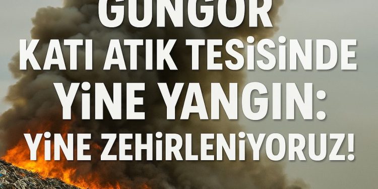 Çevre ve tabip örgütlerinden Güngör Katı Atık Tesisi’ndeki yangına ilişkin açıklama