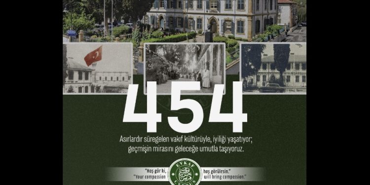 Vakıfların kuruluşunun 454’üncü ve İngilizlerden Kıbrıs Türk toplumuna devrinin 69’uncu yıldönümü dolayısıyla tören düzenlendi