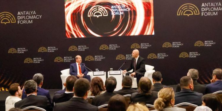 Cumhurbaşkanı Tatar, Antalya Diplomasi Forumu’na katılarak uluslararası topluma çağrı yaptı:“Kıbrıs Türk halkının sesini duyun! Bu adaletsizliği ve insanlık dışı izolasyonu sona erdirin!”