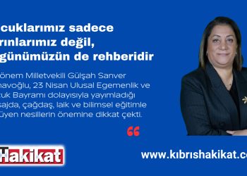 Manavoğlu’ndan 23 Nisan mesajı: “Eşit fırsatlar, güçlü nesiller”