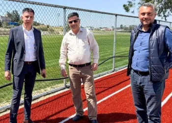 Alayköy Sahası’nda yürüyüş parkuru çalışmaları başladı
