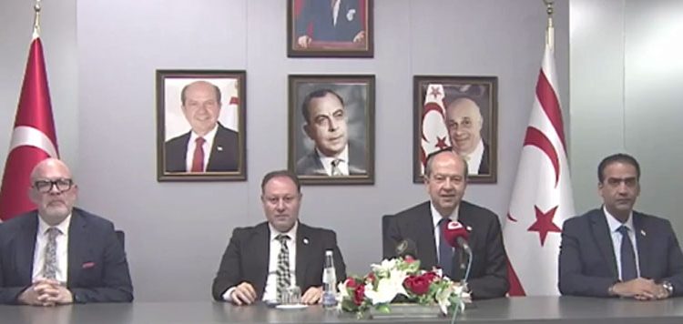 Antalya’daki temaslarını tamamlayan Cumhurbaşkanı Tatar ve Başbakan Üstel yurda döndü…Cumhurbaṣkanı Tatar, Antalya temaslarını değerlendirdi